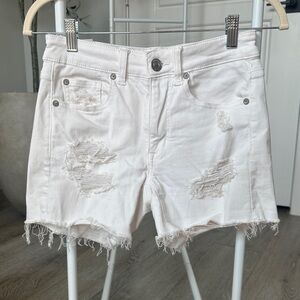 AE Hi-Rise Denim Stretch Shortie